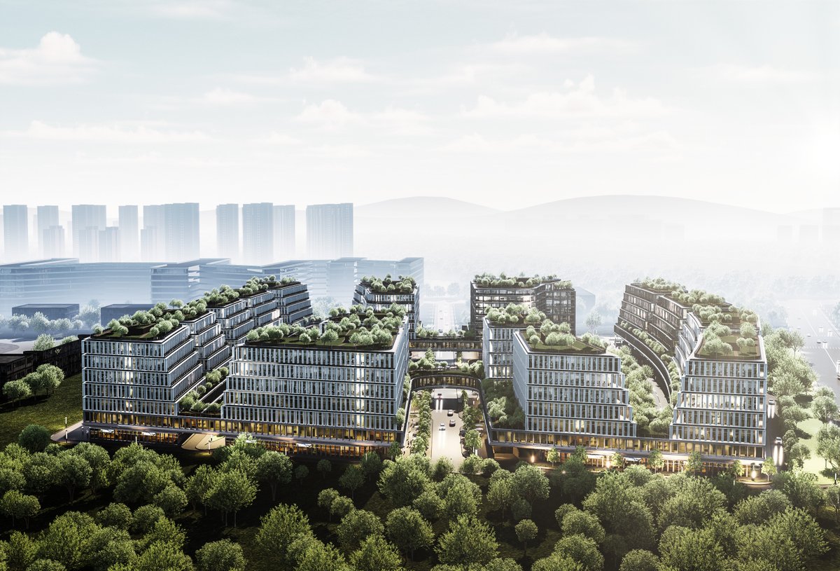 AtelierAlter's tweet image. Inspiring green #workingenvironment #Beijing, by #AtelierAlterArchitects
#office #officespace #architecture 
令人振奋的绿色工作环境，北京，by时境建筑