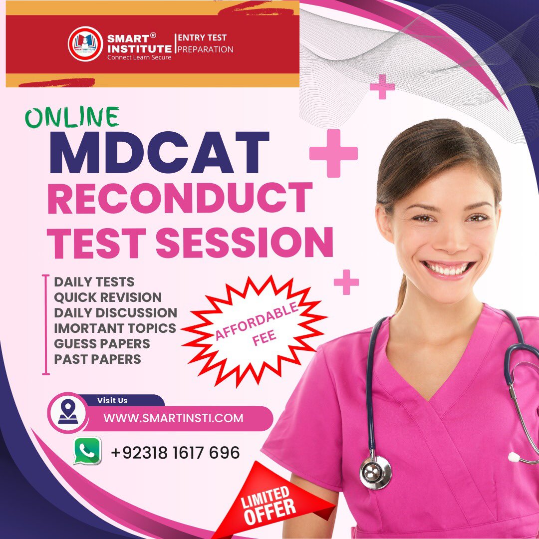 smartinstiali's tweet photo. #MDCATRECONDUCT #sindhmdcat #kpkmdcat https://t.co/6B395bbzvg