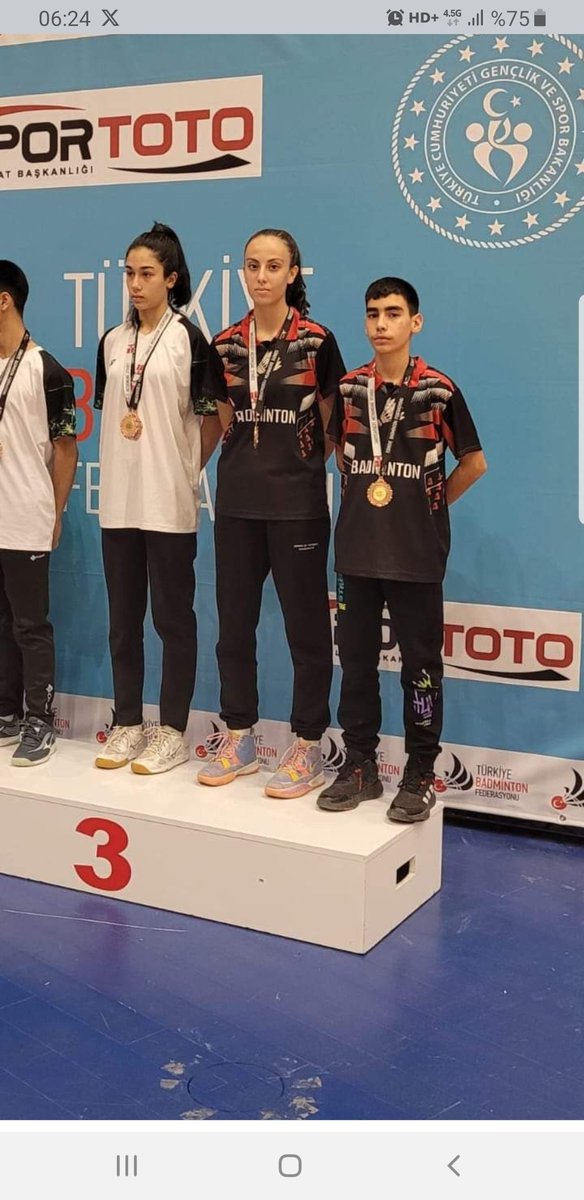 11-15 Ekim tarihleri arasında Çorum’da düzenlenen 15 yaş altı Türkiye Badminton şampiyonasında sporcularımız 3 katagoride Türkiye de ilk 8 de yer alırken karışık çiftler de Türkiye 3. su olarak bronz madalya kazandı. Sporcularımızı ve Antrenörlerimizi tebrik ederiz.
