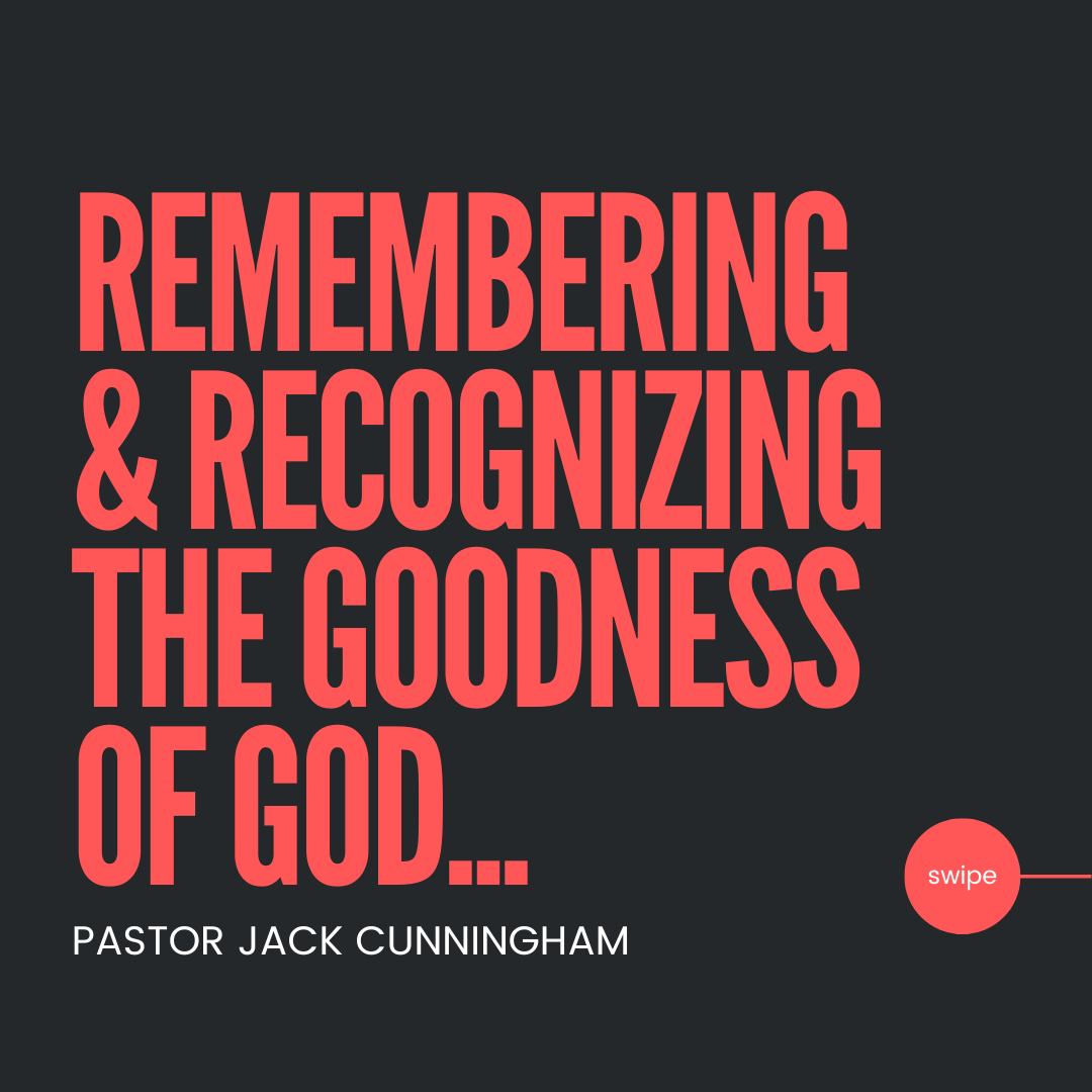 bwcva's tweet photo. How do I remember &amp; recognize the GOODNESS OF GOD in my life? Glad you asked... 😁 Check out last Sunday's message 'God Has Been Good To Us" by Pastor @ijcunningham on YouTube! (link in our bio) https://t.co/iNUlwBuSg9