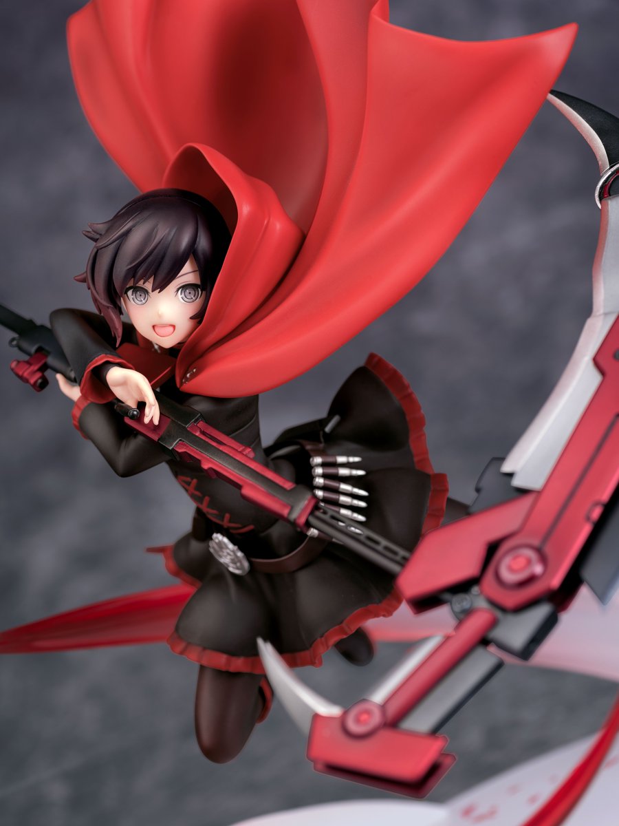 🌹Available for Preorder🌹

Phat! Company
Ruby Rose 1/7 Scale Figure

With a faithfully sculpted Crescent Rose in hand and bright red cape fluttering in the wind, the figure features Ruby in a stunning and dynamic pose.

Preorder: goodsmile.link/3LYPK99

#RWBY #goodsmile #Phat