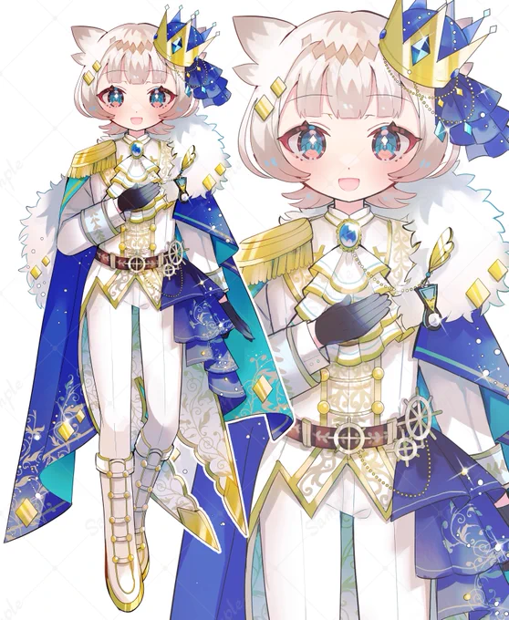 【お仕事告知】LapisLive所属のVライバー『木菟 コハク』様の一枚絵、新衣装のお仕立てを担当させて頂きました!  ハーフアニバーサリー&お誕生日&えきポス新宿入賞、本当におめでとうございました!