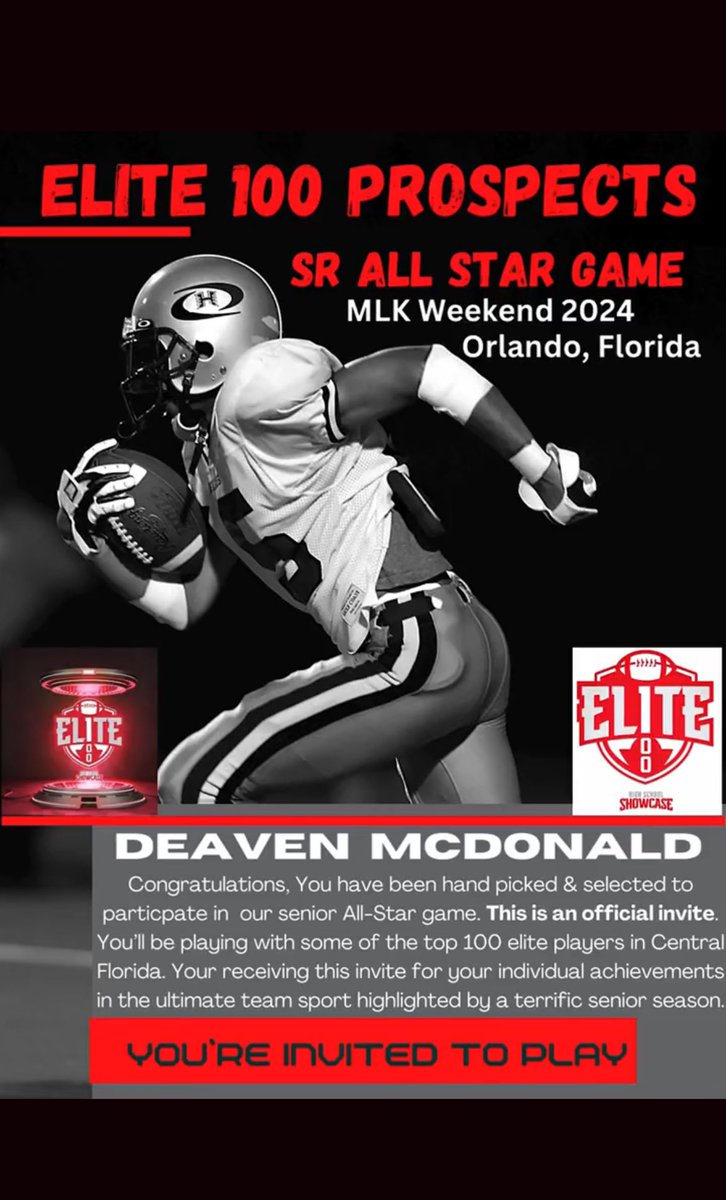 Big shout out to @elite100prospec for the recognition and invitation to compete among some of the top players in Central Florida. @Coach_Benson9 @CoachPolimice #swarmgang