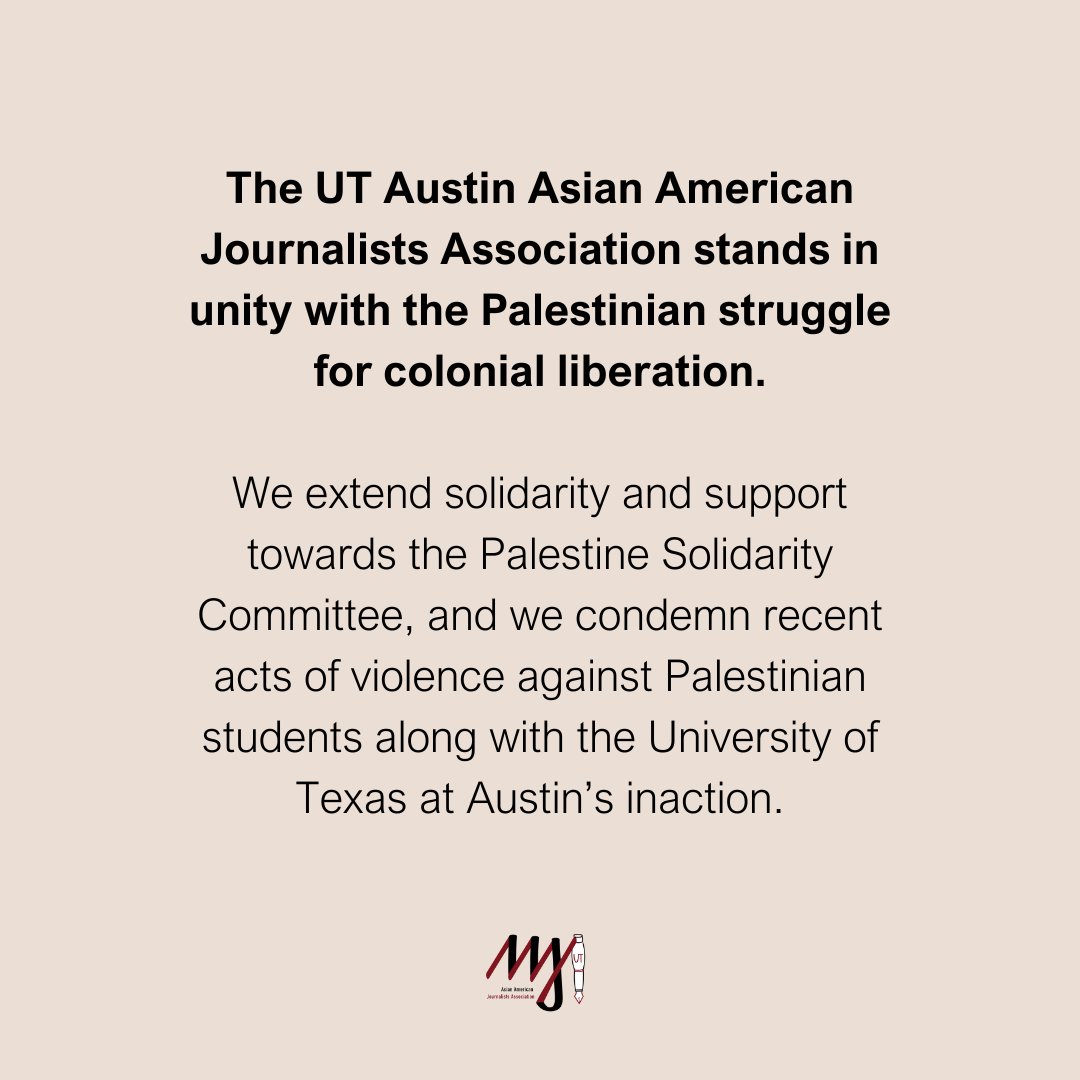 UT Asian American Journalists Association tweet media