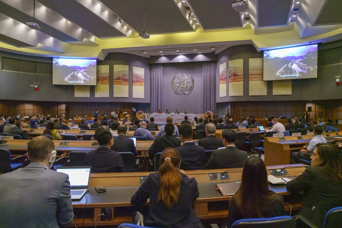 UN_Armida's tweet photo. Honored to open #APEF3, the only @UN intergovernmental Forum dedicated to energy in #AsiaPacific. Its mission is critical for a sustainable #EnergyTransition.
Pleased to see engagement from all major subregions & look forward to the Ministerial Declaration. https://t.co/2ySZUX89Of