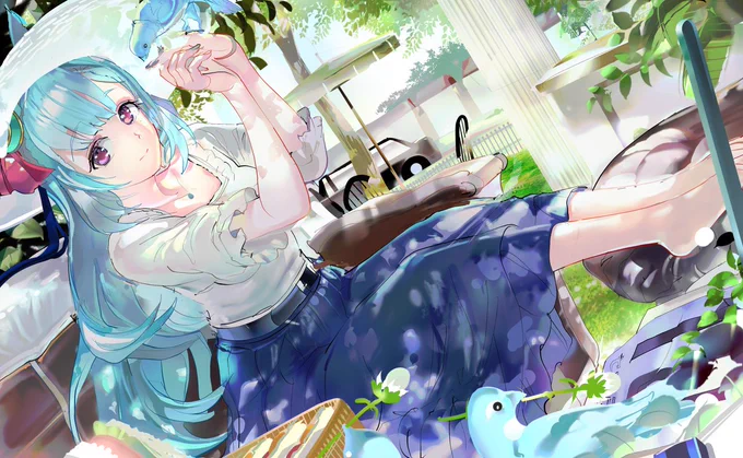 メジロラモーヌのキャンバス彩色してるところがアップされてたので既存絵で追いかけ #メジロアルダン #ウマ娘