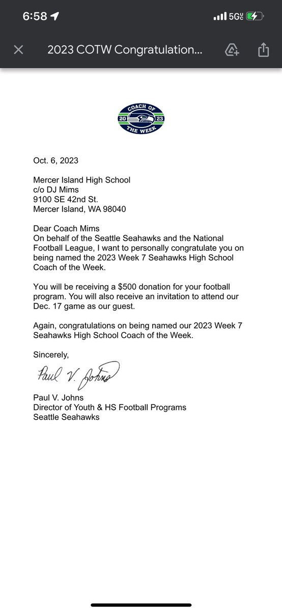 mercerislandfb's tweet photo. Our HC changing the culture! Congrats! @CoachDjayy @MIHS_SPORTS @mercerislandsd @mercerislandhs https://t.co/aVfjbXusTQ