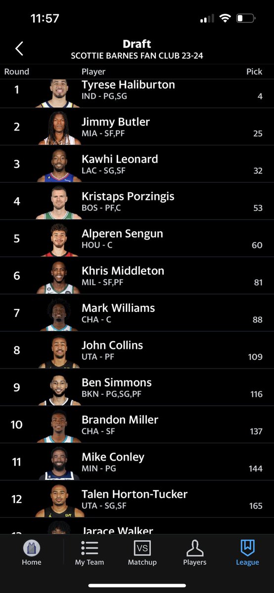 jkcyu95's tweet photo. @DanBesbris 14 man 9cat pick #4 went for a punt pts/3’s build. Thoughts? https://t.co/8OIFwC4dfR