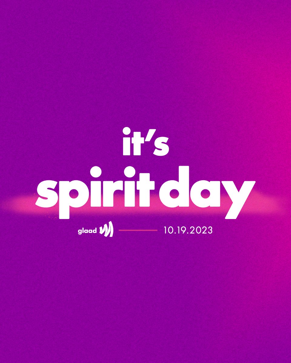 glaad's tweet image. IT&apos;S OFFICIALLY #SPIRITDAY ON THE EAST COAST. 💜💜💜💜💜💜💜💜

Go purple online and wear purple irl to support LGBTQ youth and stand against bullying. 

Take the #SpiritDay pledge: glaad.org/spiritday?utm_…