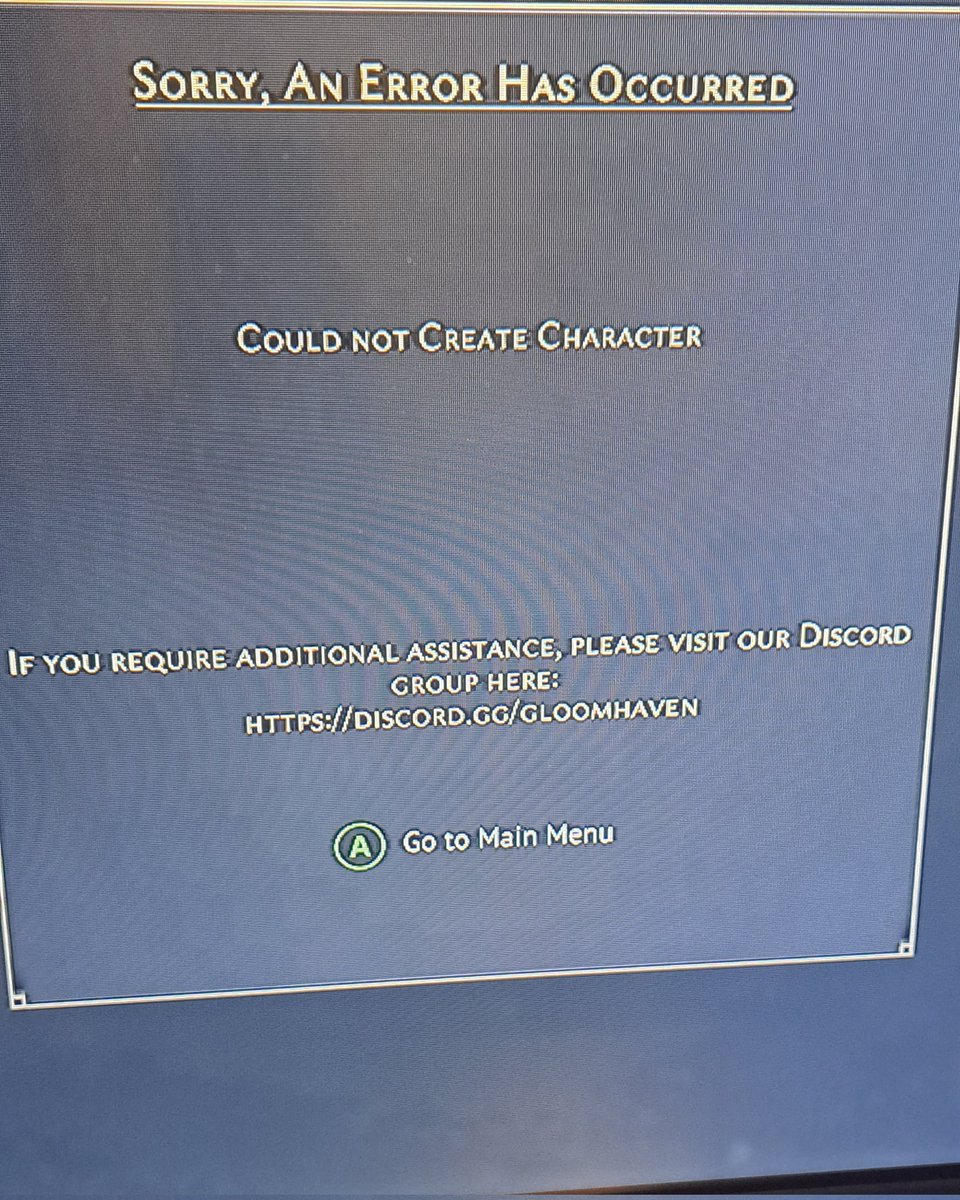 Aaron_Airdogg's tweet photo. @GloomhavenGame My file won't load still. 😩 My only guess is the Demolitionist was in its Alternate Attire while in the Mech Suit and a crash happened when my Scoundrel hit a Black Ooze while in the Defiled Sewers. Anyway to fix this? https://t.co/dhTgyou2Ly