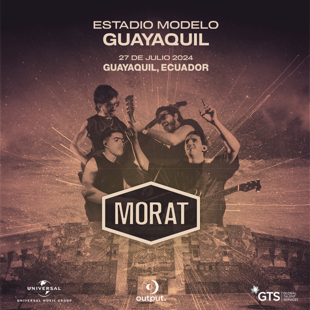 MORAT VUELVE ❤️‍🔥

Entradas a la venta desde el 11 de diciembre en ticketshow.com.ec 

No se nos ocurre mejor regalo de navidad que ese 🎄🎫