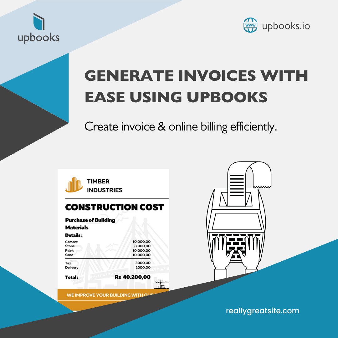 Transform your invoicing experience with upbooks!  Elevate your business with upbooks today! 
 
Explore more : upbooks.io/solutions/onli… 

#OnlineInvoicing #upbooks #BusinessEfficiency #DigitalBilling #SimplifyTransactions