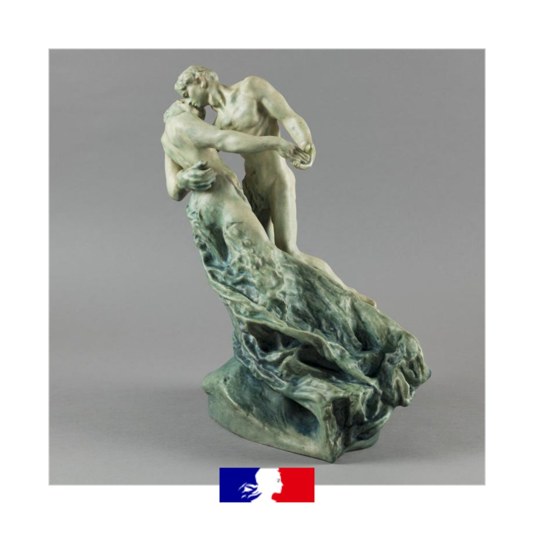 #CeJourLà | Le 19 octobre 1943, disparaît la sculptrice Camille Claudel, figure incontournable de l'Histoire de l'art moderne en France. Découvrez le @MuseeClaudel qui lui est consacré à Nogent-sur-Seine en Champagne. © : 'La valse' musée Camille Claudel / Marco Illuminati