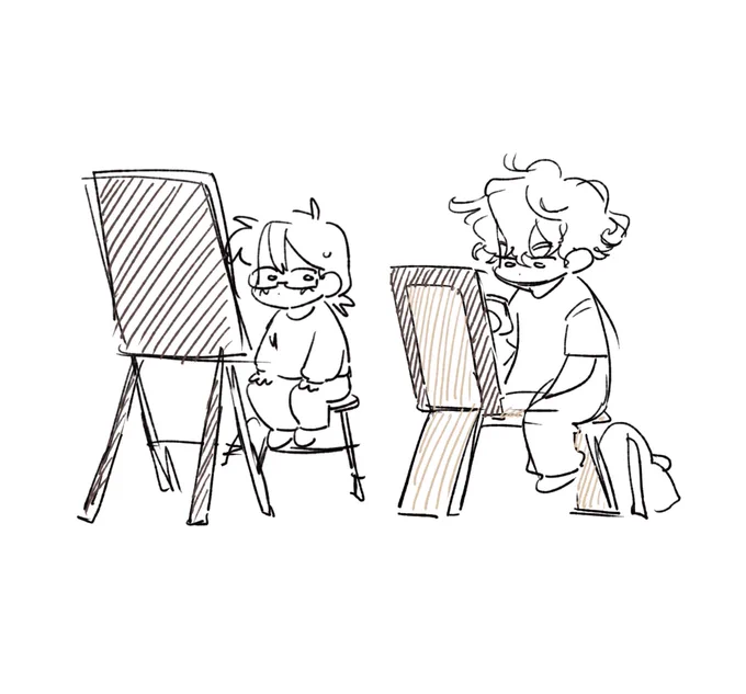 me and that dude from art class interacted
I just think his hair is pretty lol 