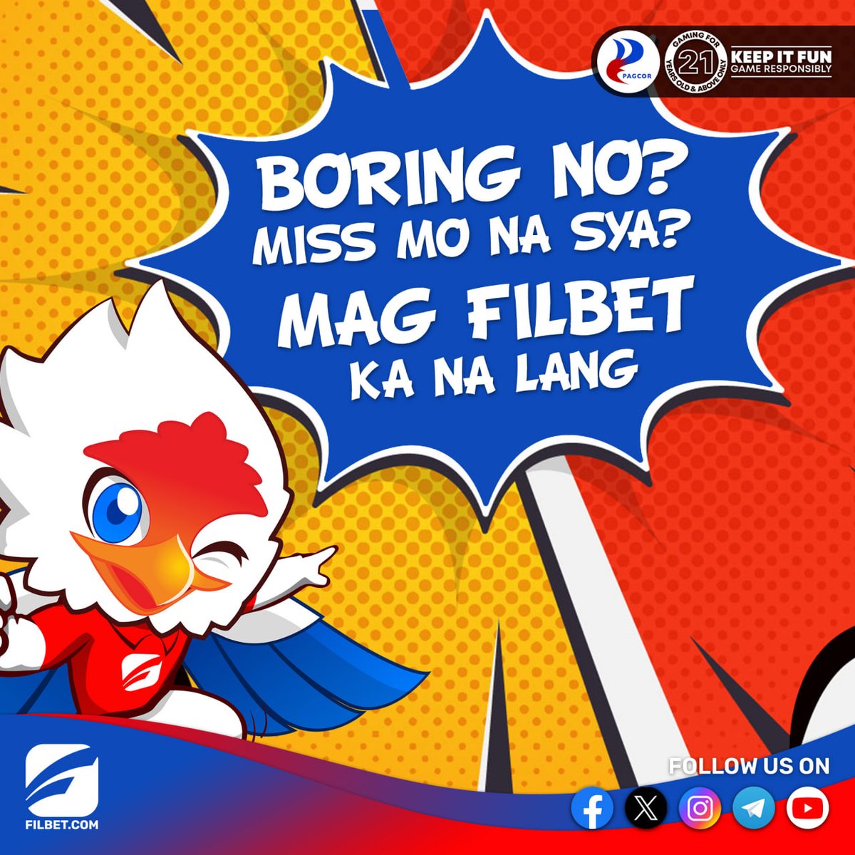 Filbet_ph's tweet image. Miss mo?  I-filbet mo na na lang yan 
Dahil kay Filbet may free P50 bonus ka pa!

Claim your free P50 bonus here: filbet.com/register?promo…

#filbet #Free50 #FastTransaction #SafeAndSecure #pagcorlicensed #HappyThursday #Meme