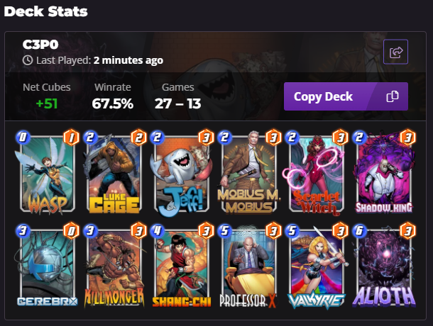 Paradoxyz's tweet photo. C3 REIGNS SUPREME ALL THE WAY TO INFINITE!

#MarvelSNAP #Marvel #MARVELSNAPCreator #Snap #MarvelSnapDecks @MARVELSNAP @MarvelSnapZone @SnapDecks https://t.co/eYB8CXQTcH