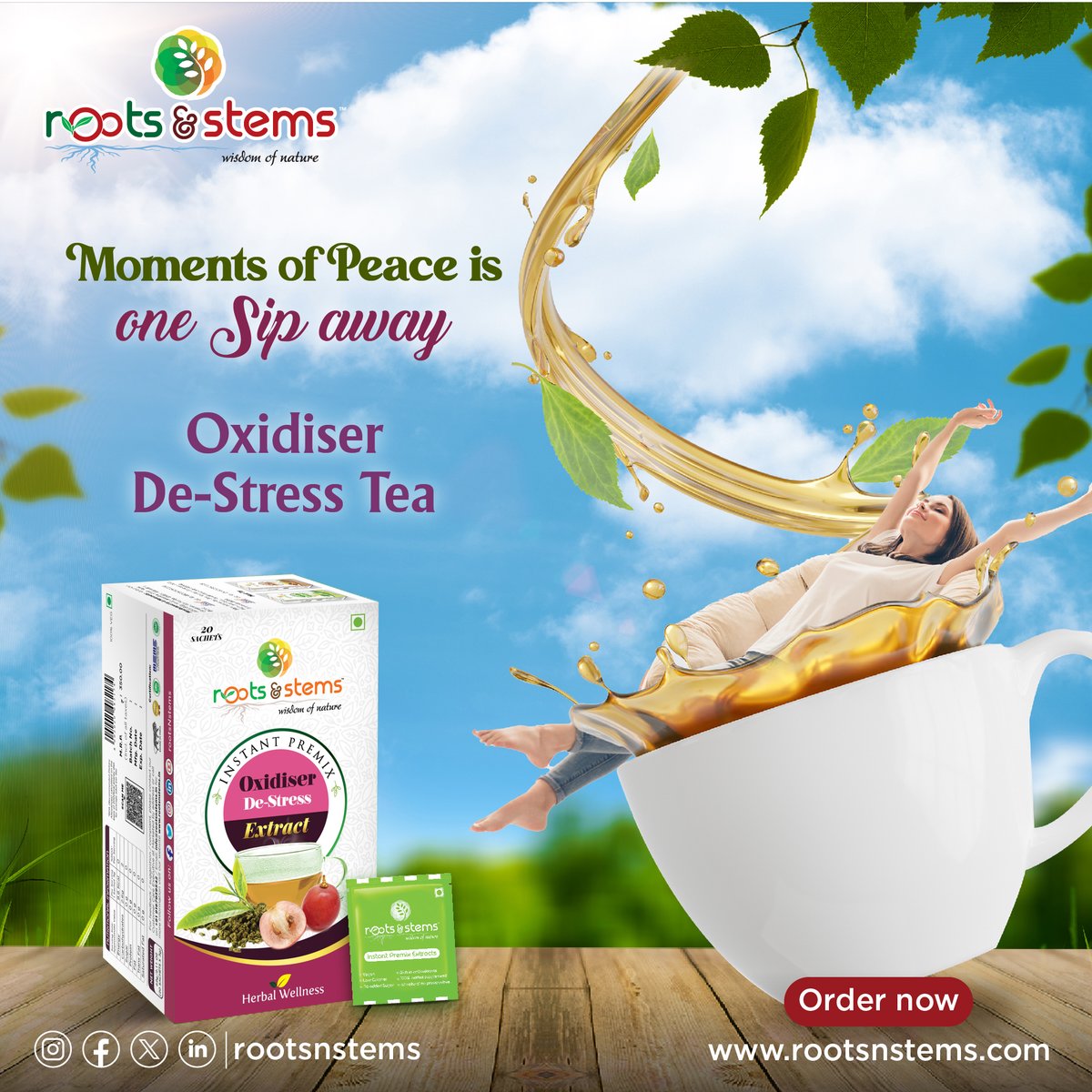 Experience the natural essence of grape seed known to be a rich source of antioxidants having multiple health benefits. 🍇☕ 

#grapesofwellness #TeaTimeDelights
#NaturalGoodness #antioxidantboost
#InstantMix 
#HealthyLiving 
#rootsnstems