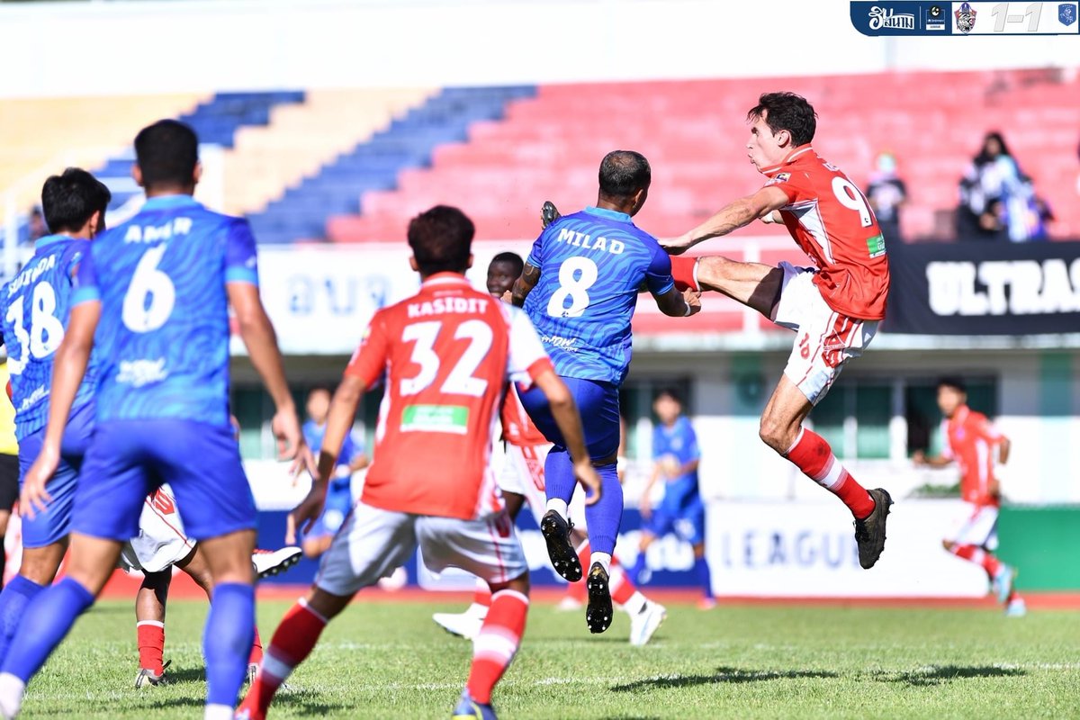 kaio_sphere's tweet photo. Another challenging week, 2 games down and one more to go on Saturday at home. Got the result away from home in the league on Sunday and unfortunately suffered our first loss of the season in the BG Cup to a formidable opponent in Phitsanulok FC. We look to bounce back and get +3 at home and continue our undefeated stretch in the league💎 #ThaiLeague