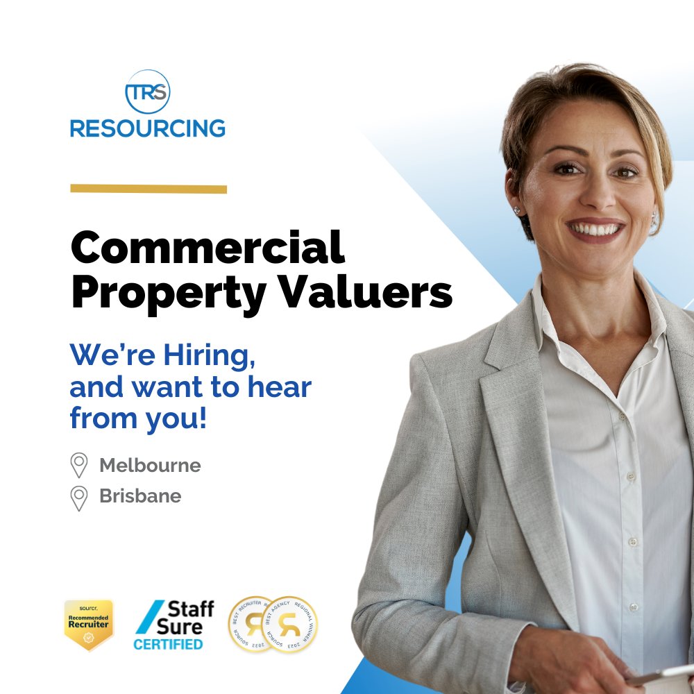 Hiring Now: Commercial Certified Valuers in Brisbane & Melbourne! 
Melbourne position, apply here: seek.com.au/job/70859064
Brisbane position, apply here: seek.com.au/job/70865349

#CommercialValuer #JobOpportunity #BrisbaneJobs #MelbourneJobs #HiringNow