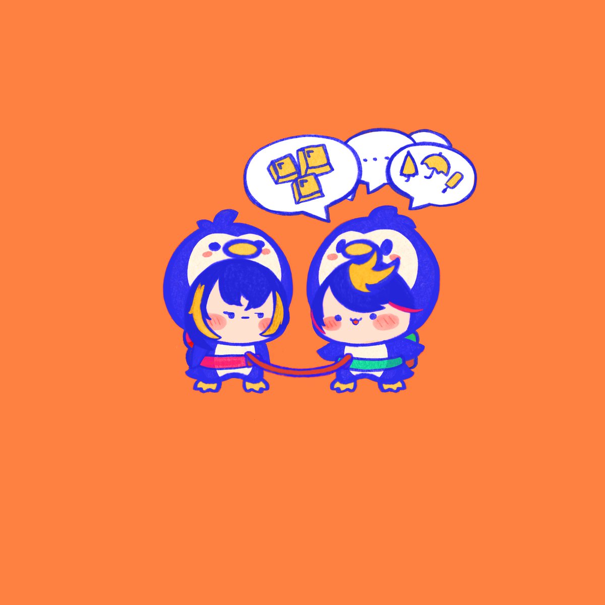 iNewue's tweet photo. 🐧🐧💬
#YaminoArt #PetraArt 
#penguinsiblings https://t.co/MXFIzNuRQ1