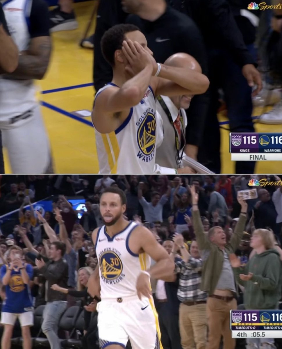 😴 Night Night, @SacramentoKings! #NBA | #StephenCurry | #Warriors | #DubNation