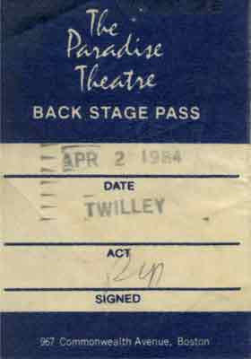 DOsborneMusic's tweet photo. That time in 1984 I opened for Dwight Twilley at the Paradise in Boston. https://t.co/Ev7orBfUve