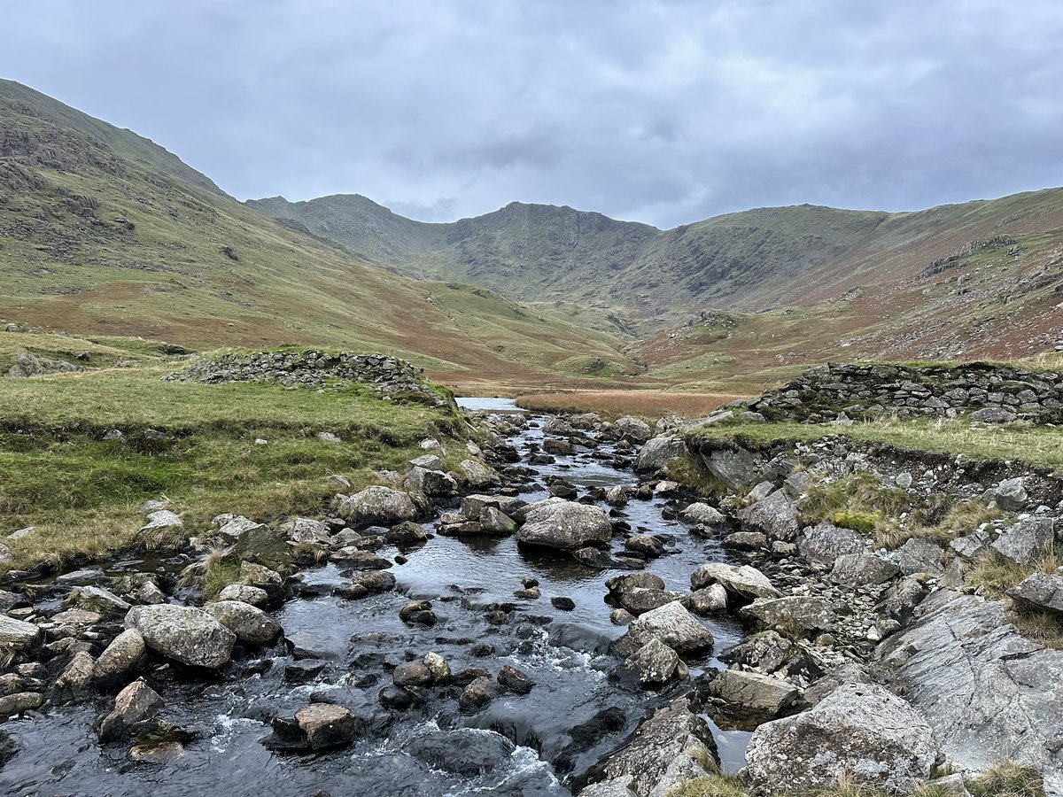 Bagged 5 wainwrights this week. Dow Crag, Old Man, Brim Fell, Swirl How and Great Carrs. Wind was ferocious so dropped down to Greenburn Tarn and had a cracking wildcamp..