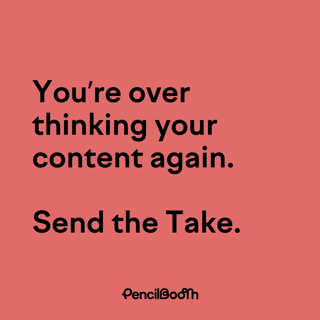 It's not as hard as you're making it out to be in your mind, we promise. ✏️

Four images, a few short captions and hey presto! You've got a smidge of joy going straight to the inboxes of your number one fans. 

How good is that? So good!

Send the take. Seriously.