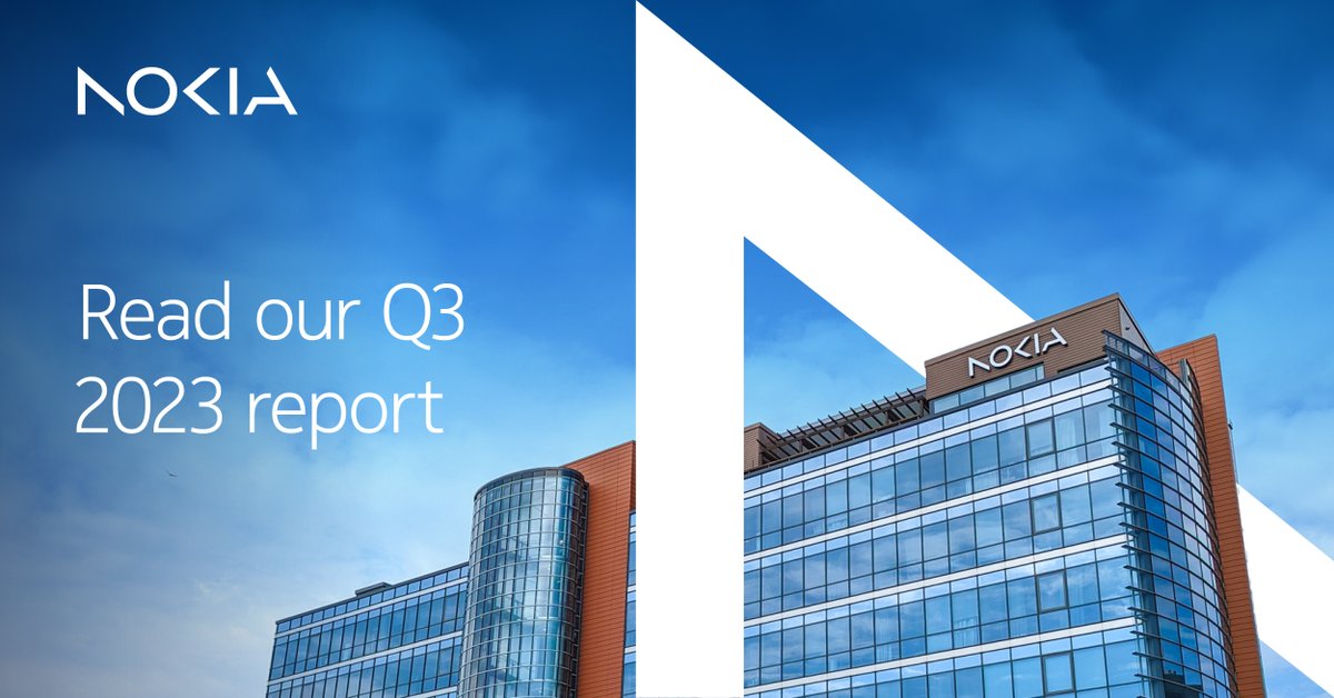 Our third quarter comparable operating margin of 8.5% proved resilient despite the weaker market environment. Read the Q3 financial report to find out about the decisive action we’re taking to accelerate our strategy execution. nokia.ly/43BzH8f