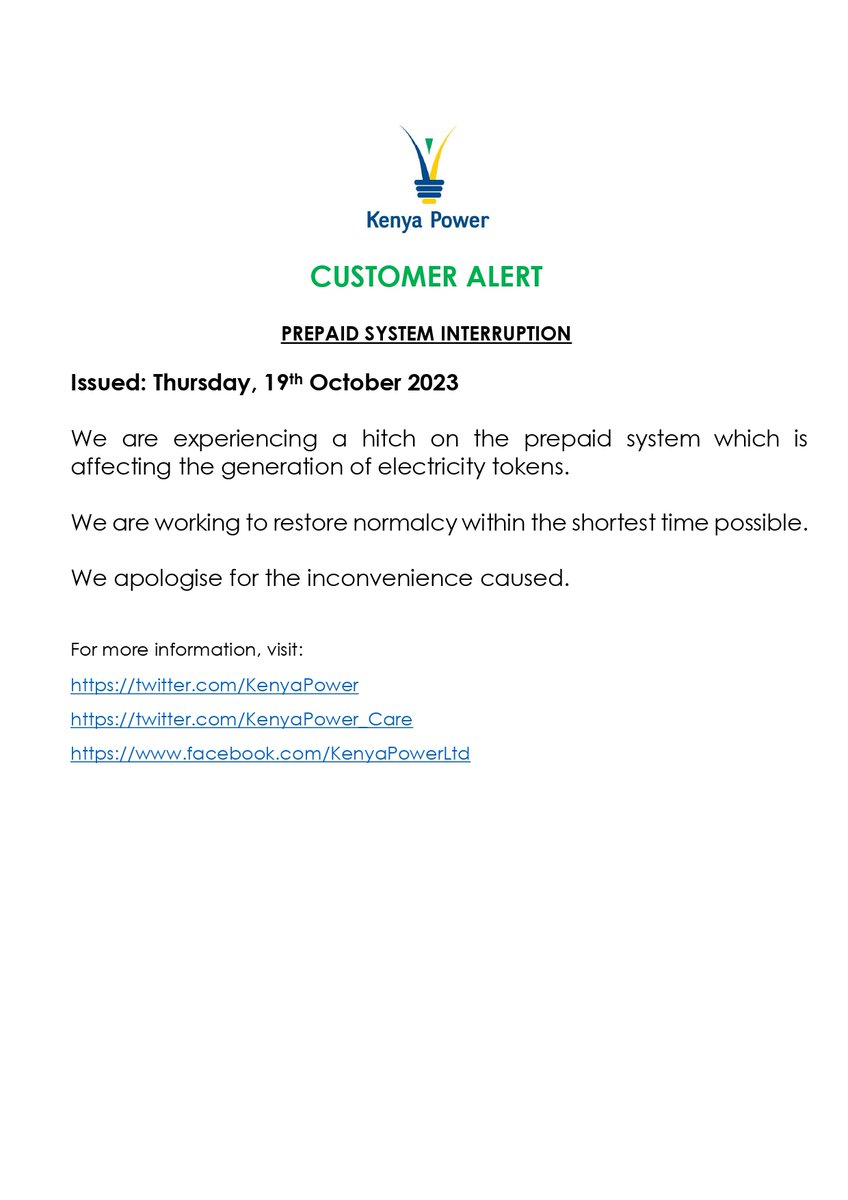 The Kenya Power & Lighting Company Plc. tweet media