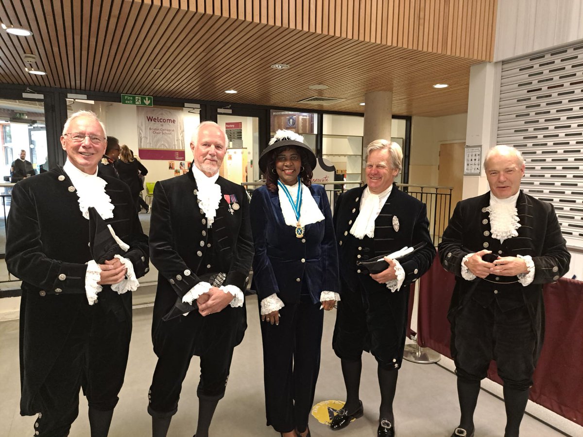 Welcome to the start of the legal year @High  Sheriff of the City and County of Bristol #the Cathedral