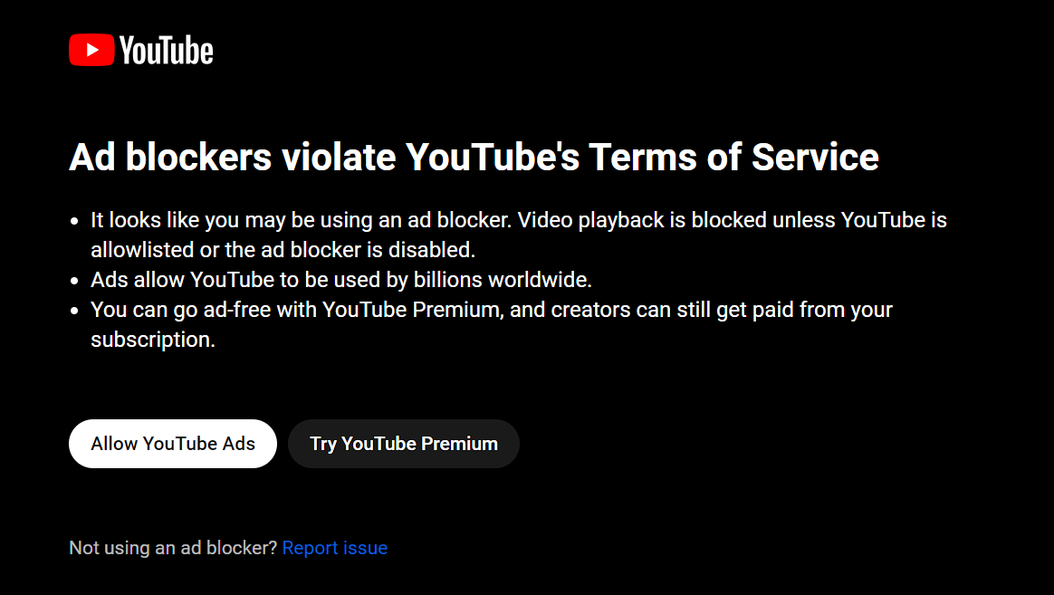WarlingHD's tweet photo. Its funny how YouTube currently is more interested in dealing with Ad blockers than dealing with Sssniperwolf and her doxxing Jacksfilms 🤦 https://t.co/Rc2kF6VJG9