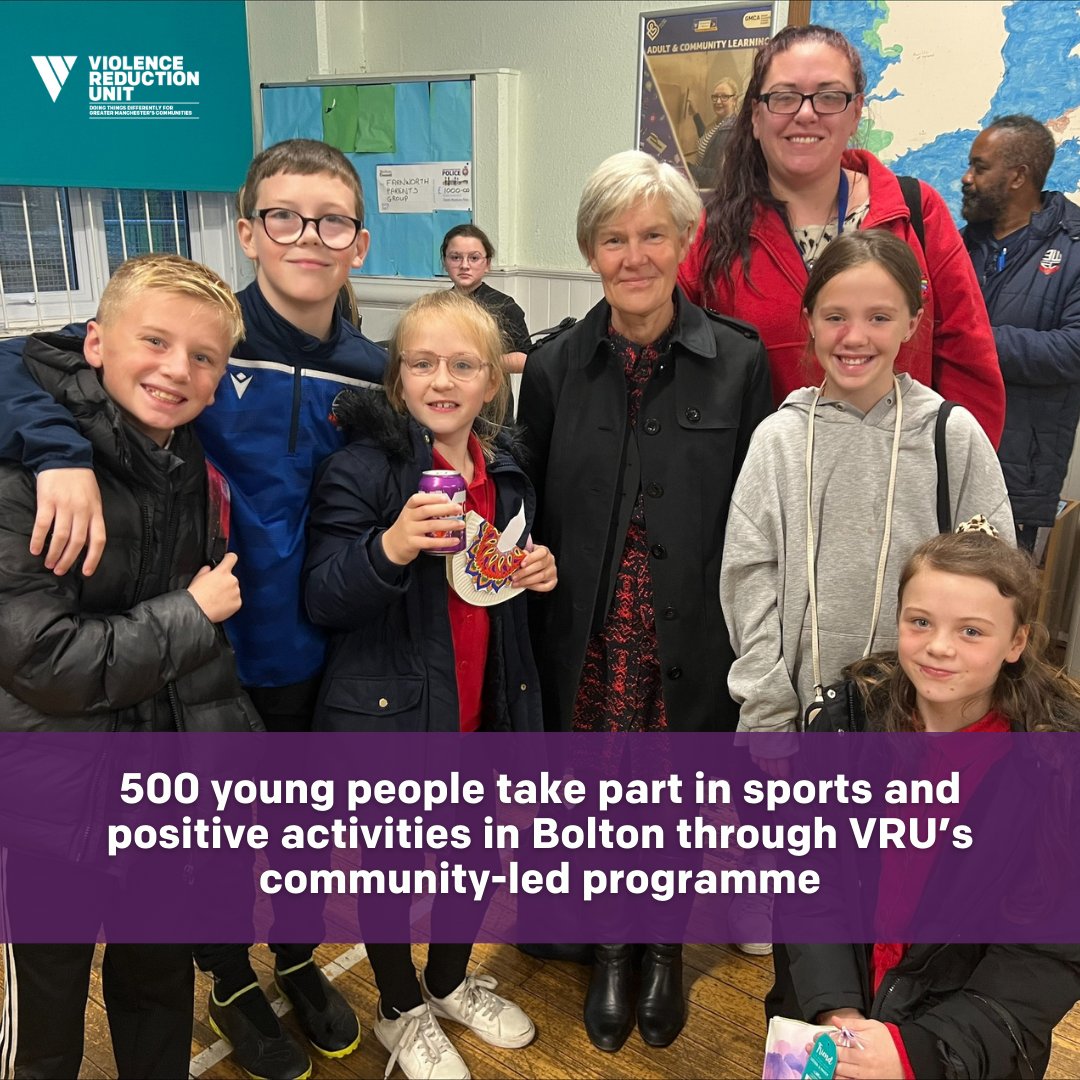 Yesterday, the @DeputyMayorofGM visited the VRU’s community-led programme in Bolton to hear about the positive impact it is having in preventing young people becoming involved in serious violence and other crimes. Read more about the visit here: gmvru.co.uk/500-young-peop…