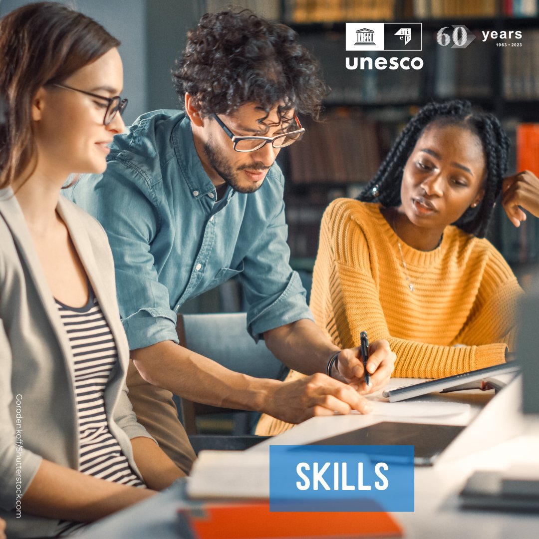 By 2030, the world’s youth population will grow by 78 million. Education must keep pace with a changing global economy through the establishment of new pathways for greater equity, compatibility, and employability. More on IIEP's initiatives: at.iiep.unesco.org/skills #IIEP60years