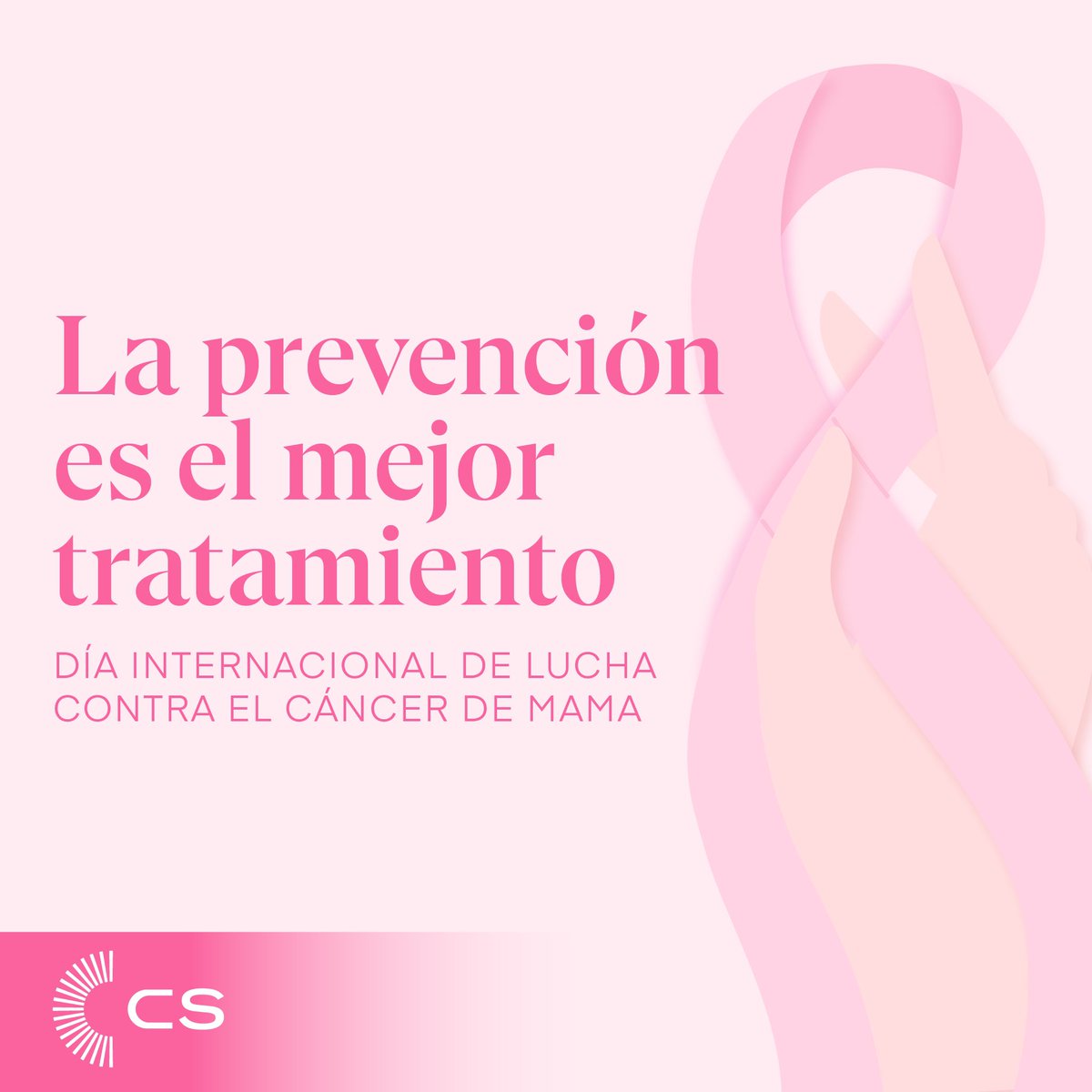 En el #DíaMundialDelCáncerDeMama recordamos que la detección temprana es la mejor arma para combatir esta enfermedad, así como la investigación. 

Todo nuestro apoyo a quienes se encuentran en esta lucha 🎀