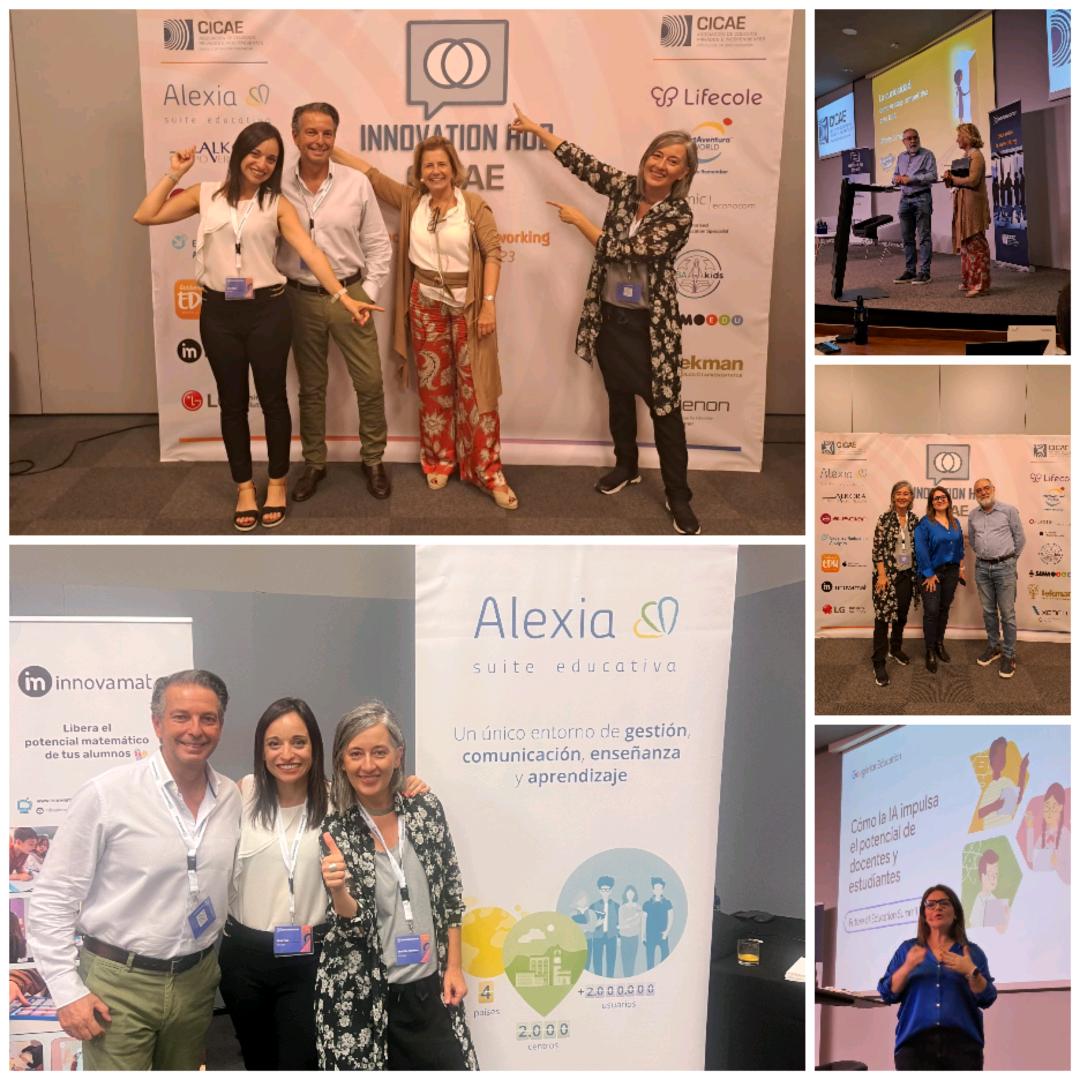 AlexiaEducacion's tweet photo. Excepcional encuentro de Innovation Hub #IHCICAE Un placer formar parte de este foro de compartición de experiencias tecnológicas para la mejora del aprendizaje,con expertos como @acornella y Esperanza Moreno @GoogleES Gracias @CICAE_Educacion por contar con #AlexiaSuiteEducativa https://t.co/QmPEXq1sLI