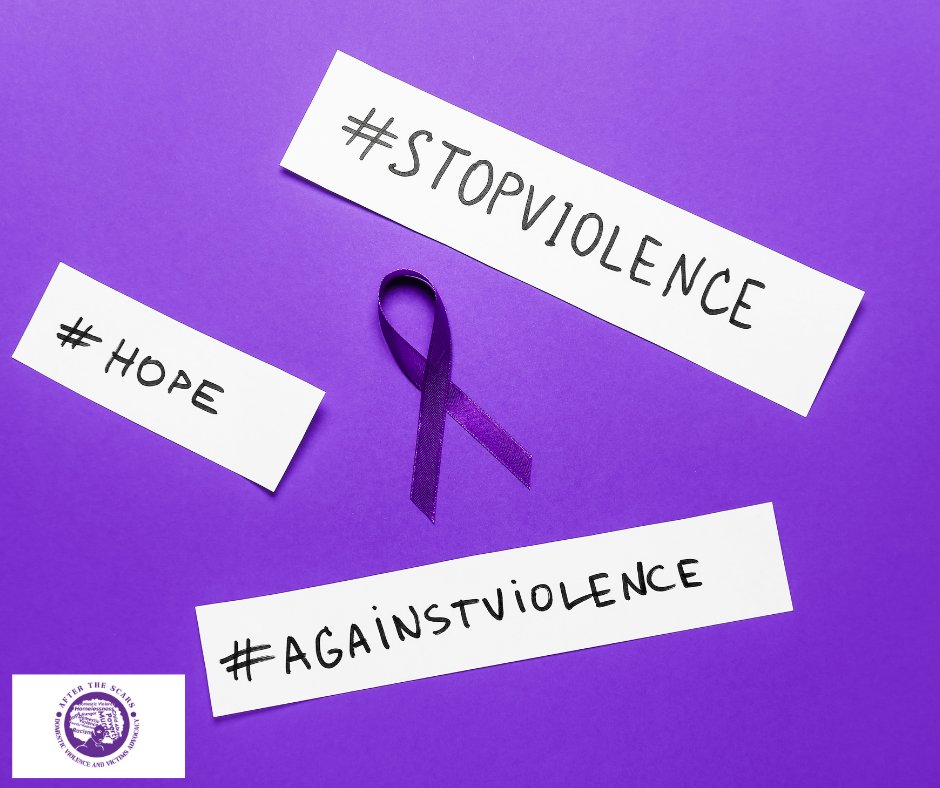 Everyone is #encouraged to wear all things purple as a symbol of #peace, courage, survival, honor, and personal #dedication to #domestic violence #awareness. On Thursday, October 19, 2023, put on your purple and stand up against #family violence.
#StopViolence
