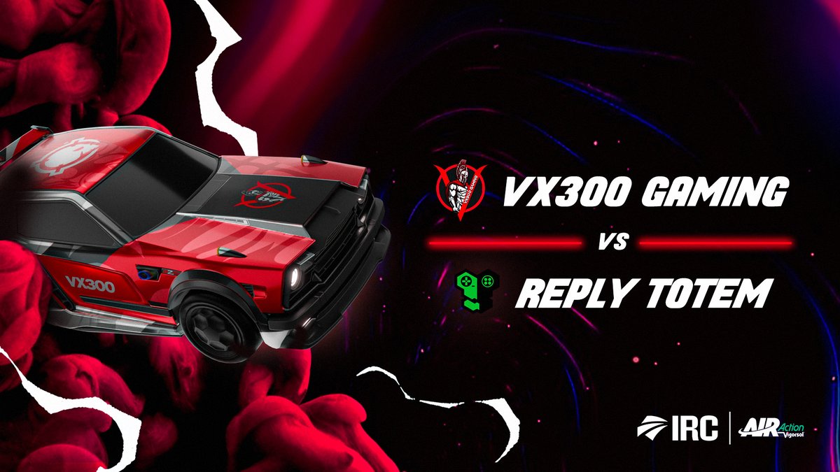 Another match, as important as it is tough, for our team in the 10th day of @IRC_RL against @Reply_Totem. We're expecting you tonight at 22.00 twitch.tv/italianrocketc… #wearevx300 #italianrocketchampionship #rocketleague #KeepItFresh @vigorsolitalia @lenovoitalia