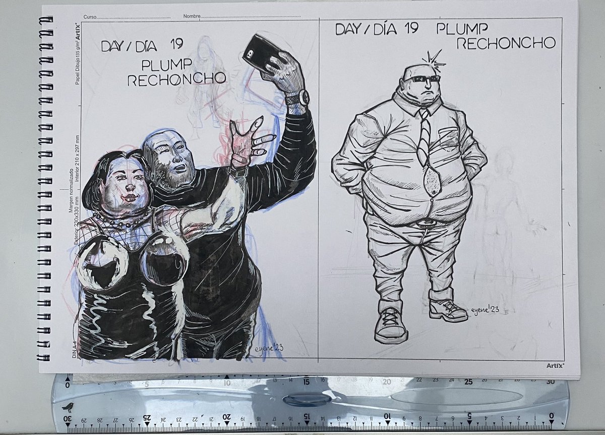 JuanEyene's tweet photo. #day19 #dia19 #plump #rechoncho
#Art #Inktober2023 #ink
@ApoyaArtista #inkdrawing #inktoberchallenge #drawing #illustration #painting @ConoceArtistas
@inktober @InktoberES #inktoberEs
#eyene #eyene23
#inktober_perfectchallenge2023 https://t.co/M0FjgOpw16