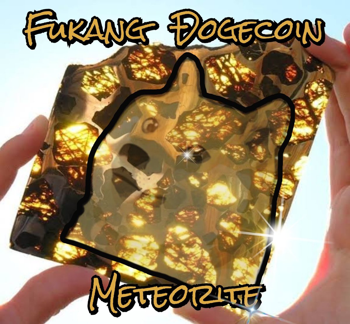 Ciske53856449's tweet photo. Today Shining Bright.. 🌠
The #Fukang #Dogecoin #Meteorite. 🐶 https://t.co/Aq4laMK2zR