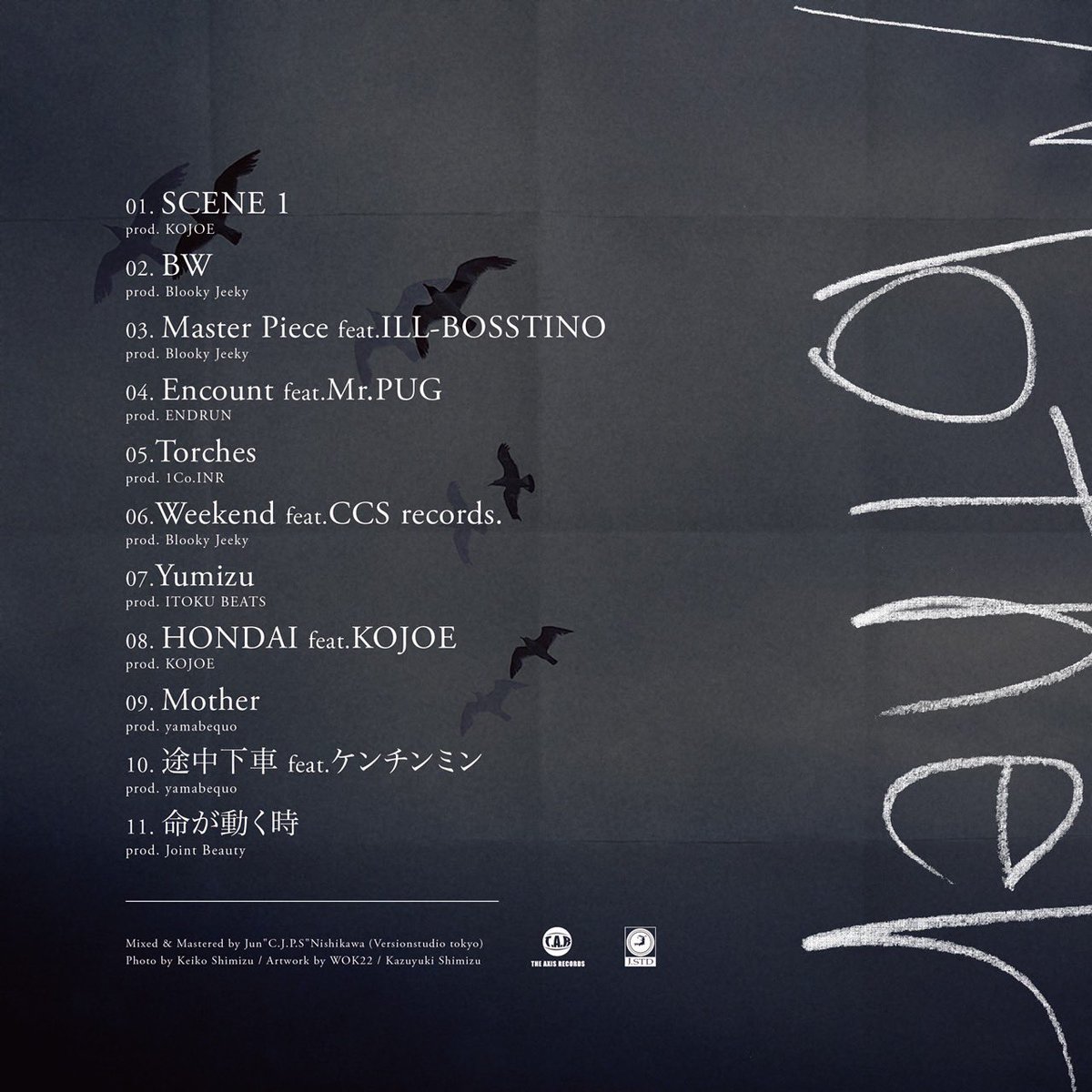 buppon_axis's tweet photo. 10.31 Release

4th ALBUM「Mother」

feat.

ILL-BOSSTINO
KOJOE
Mr.PUG
CCS records.
ケンチンミン

prod.

KOJOE
Blooky Jeeky
ENDRUN
1Co.INR
ITOKU BEATS
yamabequo
Joint Beauty https://t.co/Boi9BnJWRq