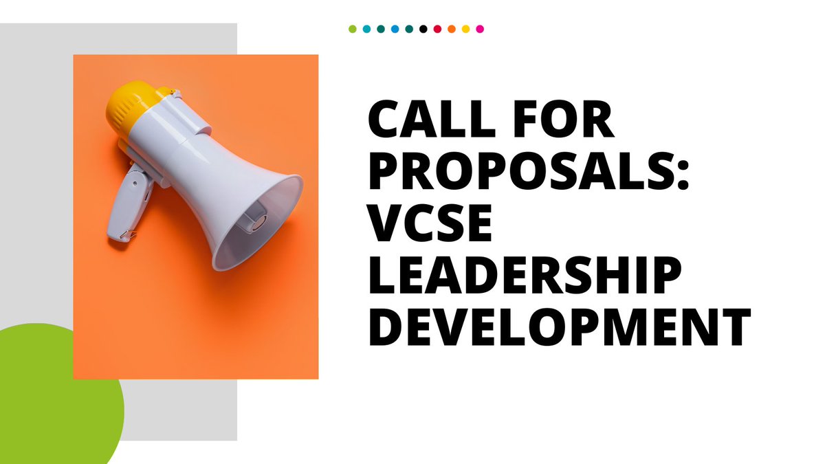 We're seeking proposals for 2 exciting bits of leadership development work: 1. Co-design & deliver a developmental workshop series for VCSE sector leaders 2. Co-design & deliver learning & personal development activities for emerging leaders Learn more: lght.ly/hm3972o