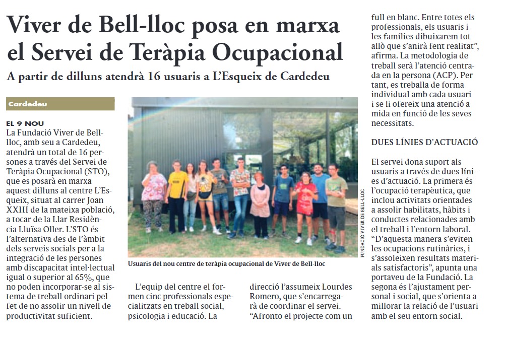 ✨ La importància de la complicitat i la sensibilitat dels mitjans de comunicació. 
 🙌 Gràcies <a href="/el9nou/">El 9 Nou</a> 

#territori #social #acompanyament #sensibilització #difusió