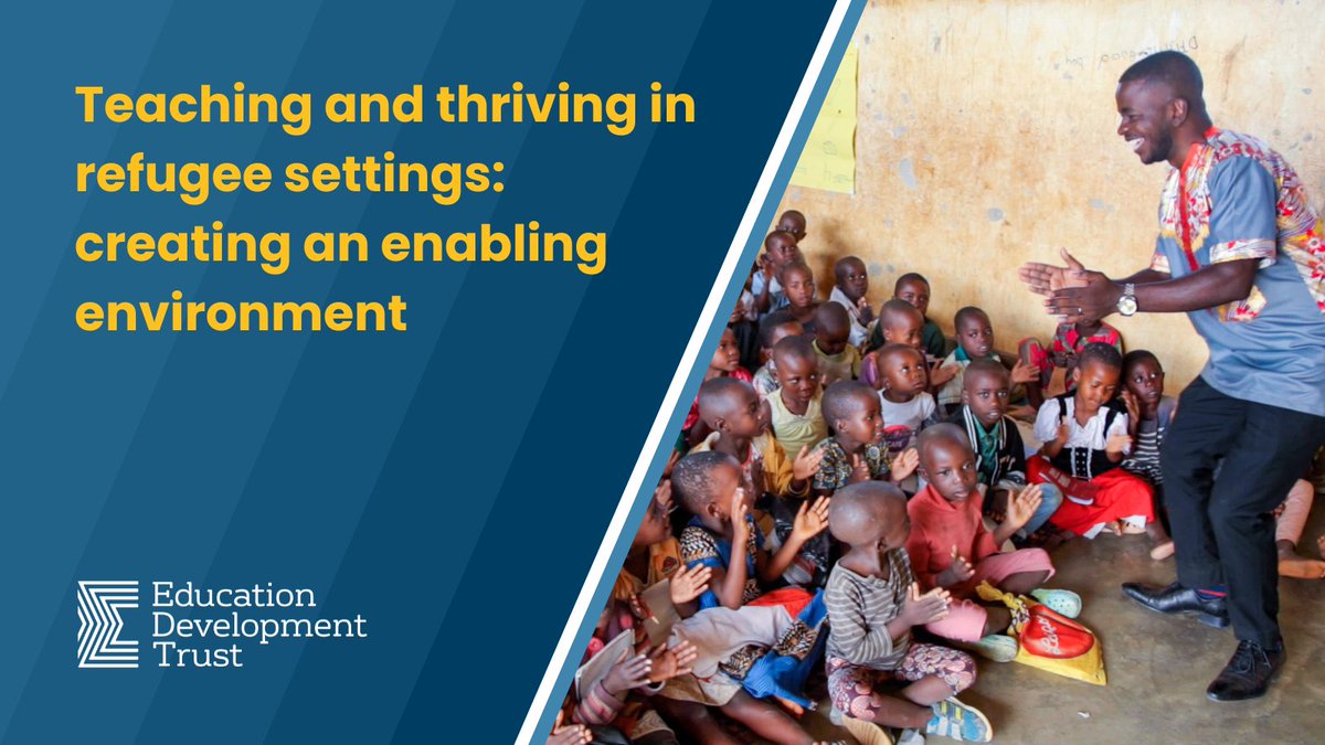 The work of teachers is crucial in any education system, but in refugee settings, their role is particularly significant. This article explores the importance and implications of fostering an enabling environment for these teachers: ow.ly/2eBO50PYu8w @IIEP_UNESCO