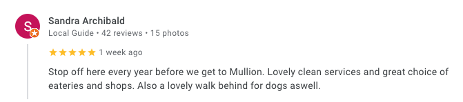 Thanks to Sandra Archibald for this kind review ☺️.
g.co/kgs/B4dsTF