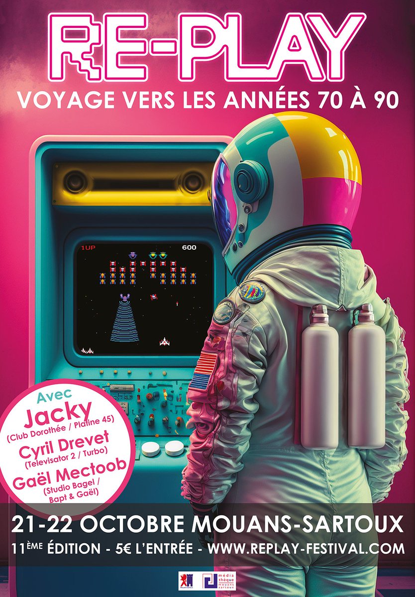 Bkg2kR's tweet image. Retrouvez nous, avec @digitaLumberjak , ce WE, au Replay Festival à Moans-Sartoux!

Venez rejouer aux jeux de votre enfance sur TV CRT, découvrez #Recalbox sur le tout nouveau Pi5, et venez jouer sur C64 et Nintendo Famicom, tous deux moddés, dans le coin ModderBrothers! 🤩