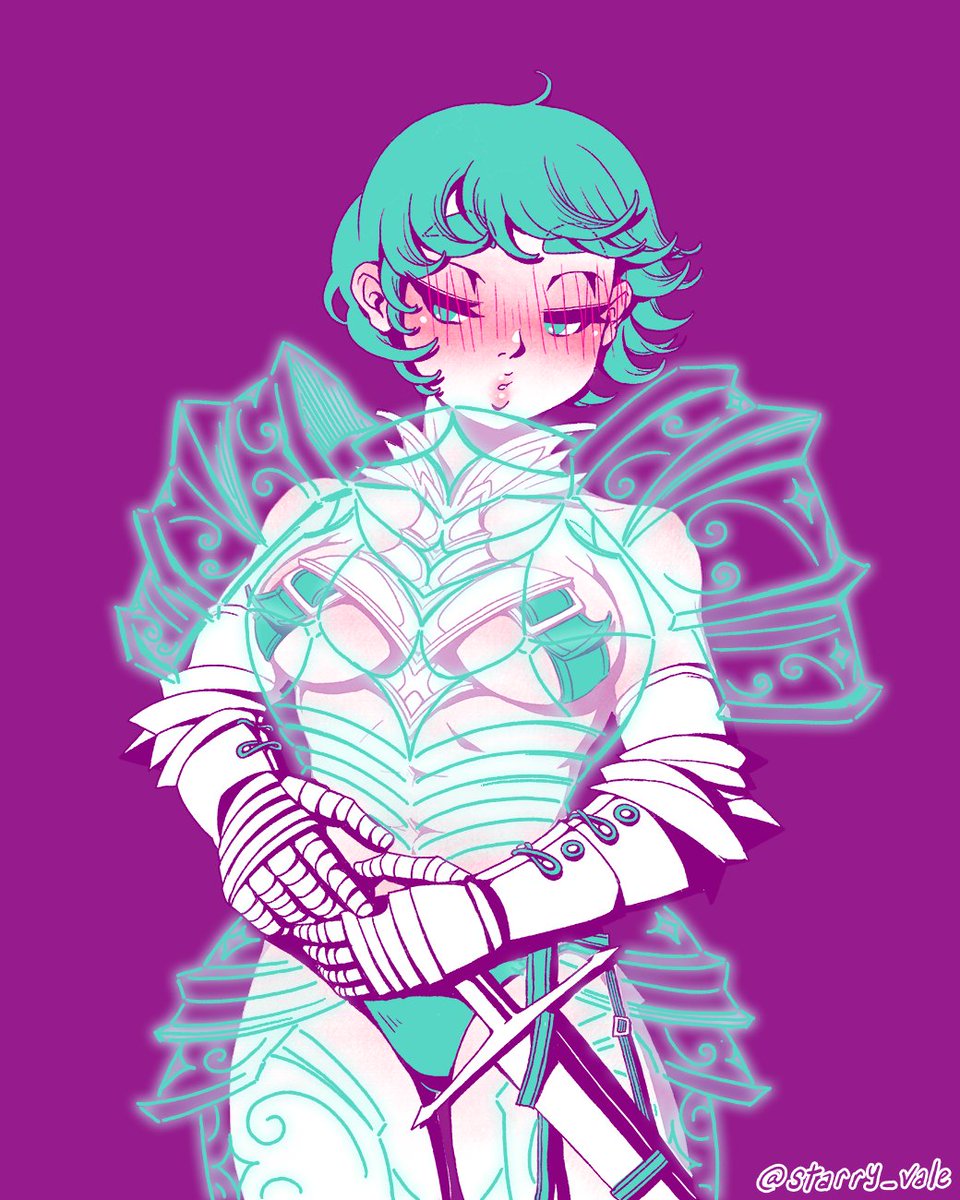 Prompt 14 - Singing
Prompt 15 - Breakfast
Prompt 16 - Magical (Bikini Armor)

#starrytober2023 #TitTober2023