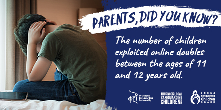Did you know the number of children exploited online doubles between the ages of 11 and 12 yrs old? This means those at the end of primary school, and those just starting secondary school are particularly at risk, especially as this is when some children begin to use social media