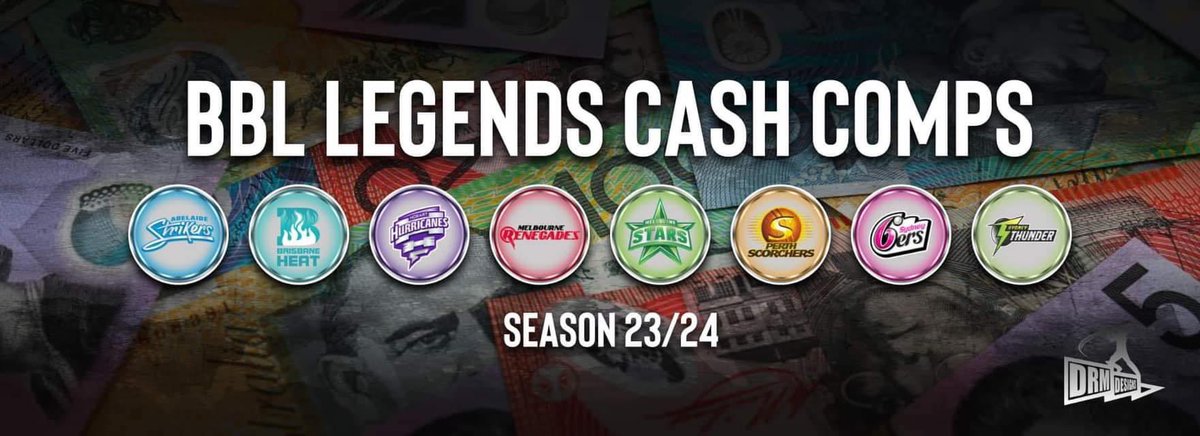 💰 CASH COMPS 💰

PM us here for details to enter H2H 

$25 H2H 
$50 H2H 
$100 H2H 
$50 OVERALL 

LEGENDS OVERALL GROUP LEAGUE $300 CASH PRIZE TOP 3 PAID (FREE ENTRY) 

supercoach.dailytelegraph.com.au/bbl/classic/?a…