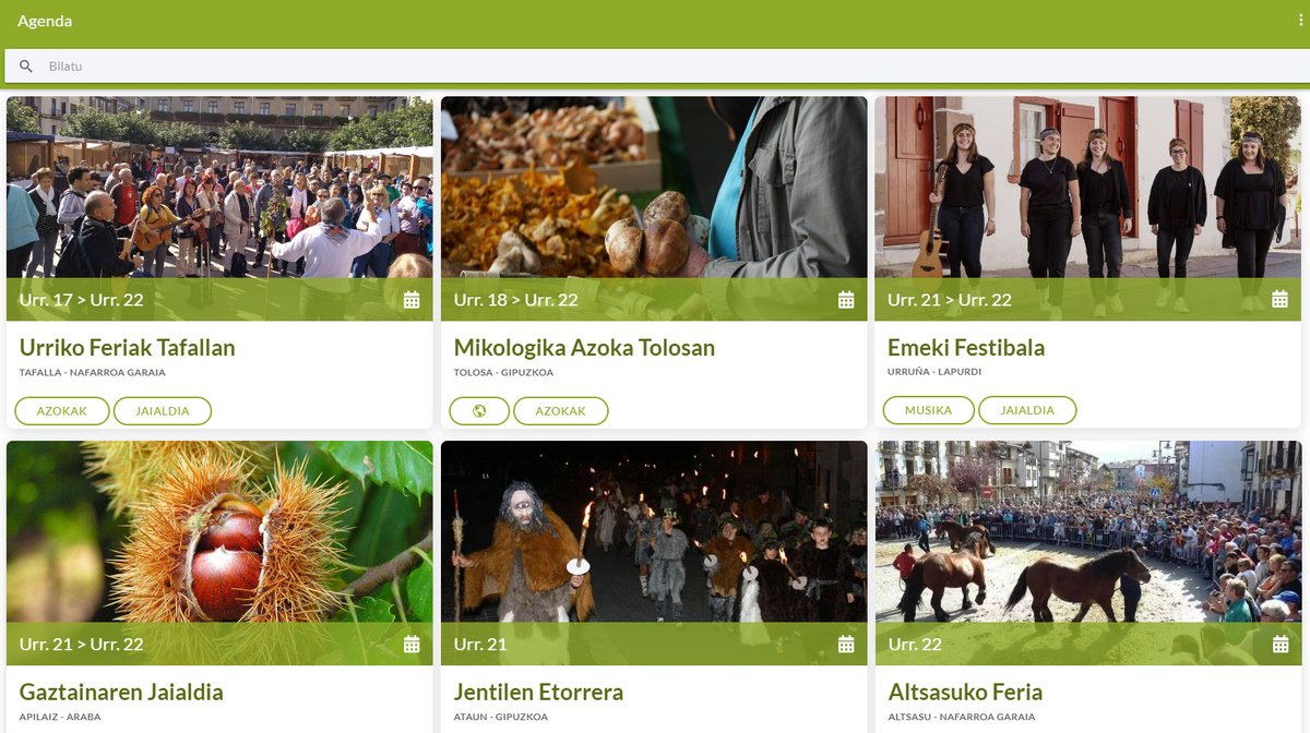 🗓️ Euskal Herriko kultur agendak ekitaldi ugari dakartza datozen egunetarako: festak, azokak eta egun bereziak, jaialdiak... Hasi planak egiten!  

EHfurgok eta <a href="/Udalbiltza/">Udalbiltza</a>-ren #Lurgida webguneak elkarlanean egindako agendan plan sorta daukazue zain.  lurgida.eus/agenda
